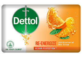 DETTOL RE-ENTERGIZE BAR SOAP 100G