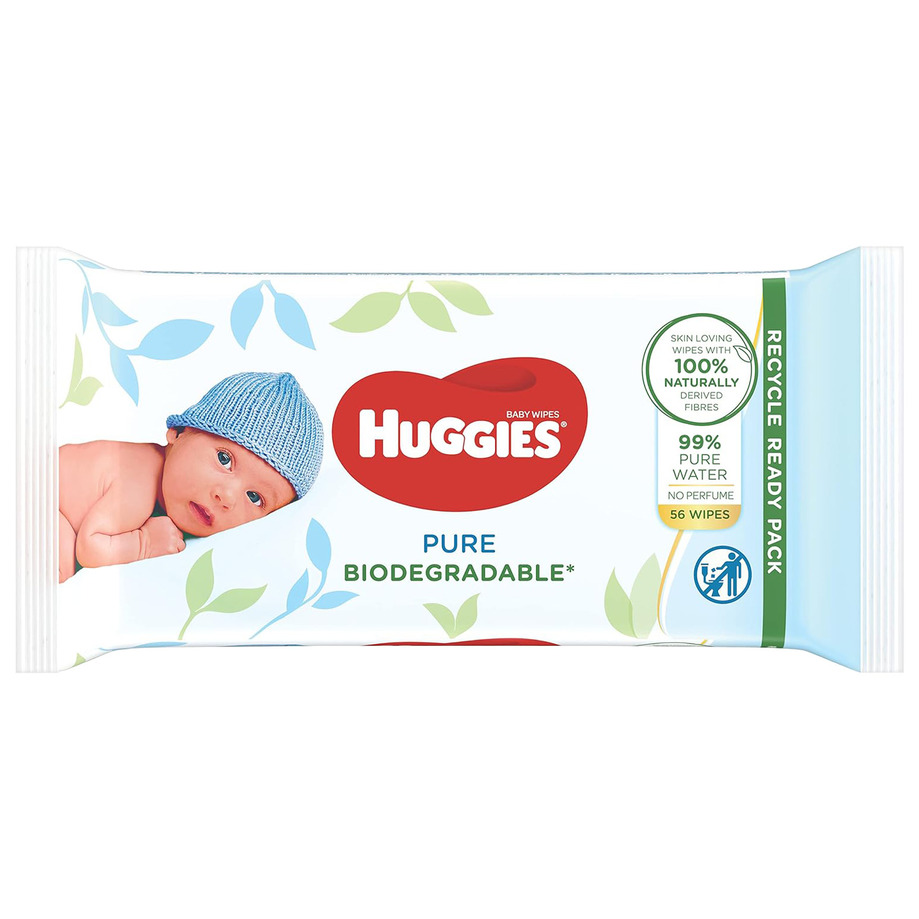 HUGGIES PURE CARE WIPES / 56CT
