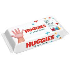 HUGGIES ALL OVER CLEAN / 56PK 