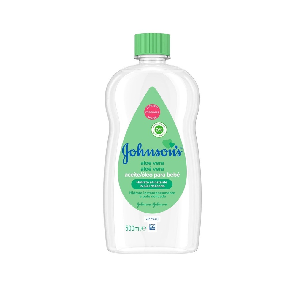 JOHNSON'S BABY OIL ALOE VERA 500ML 