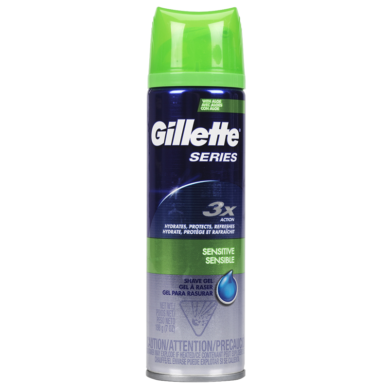 GILLETTE SHAVE GEL SENSITIVE SKIN 198G 