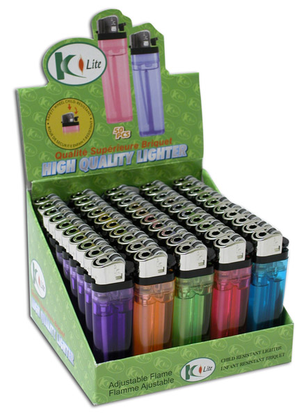 K-LITE LIGHTERS 50/PK