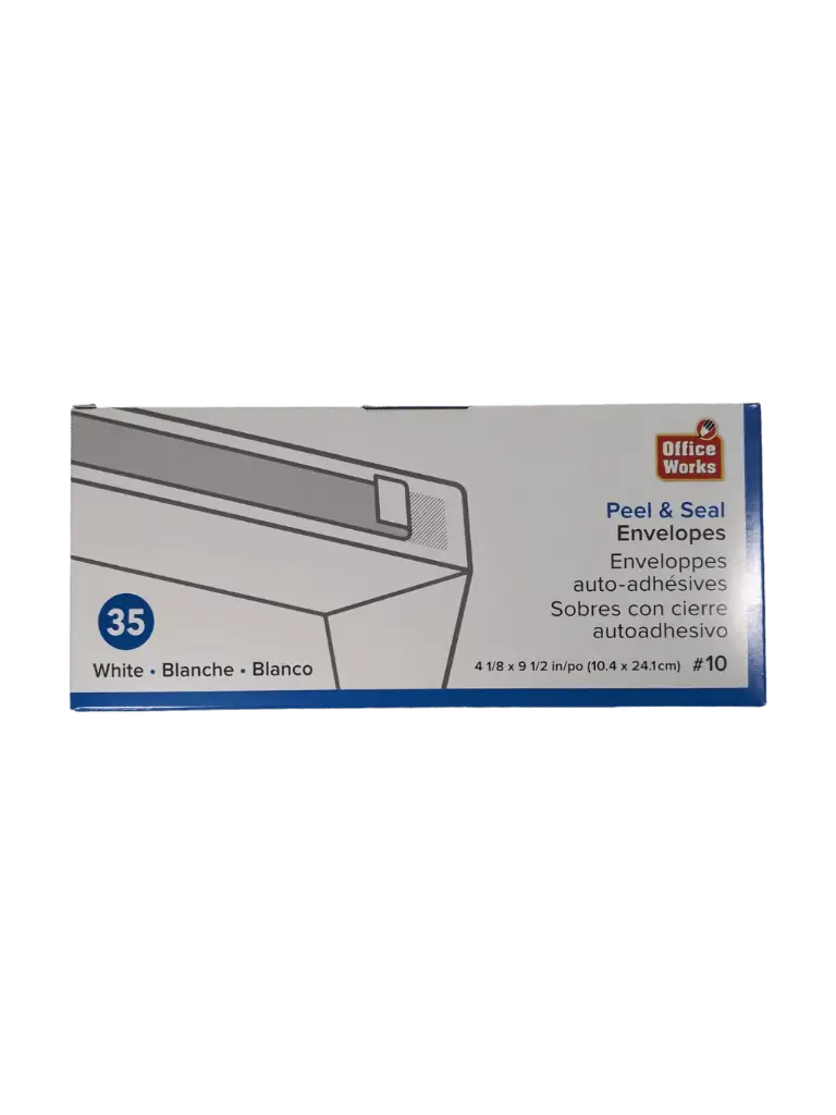#10 PEEL & SEALE ENVELOPE  35pk