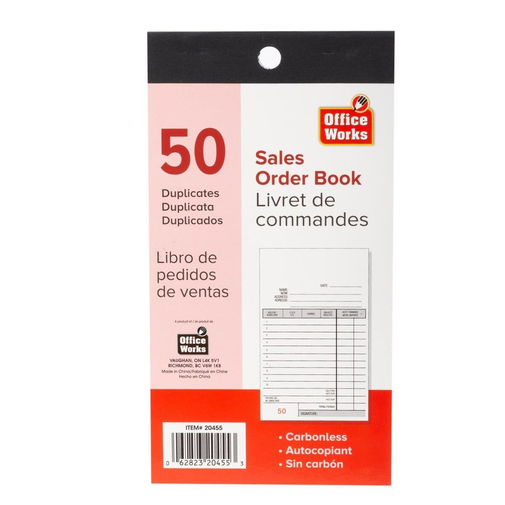 Triplicate delivery book 50sh