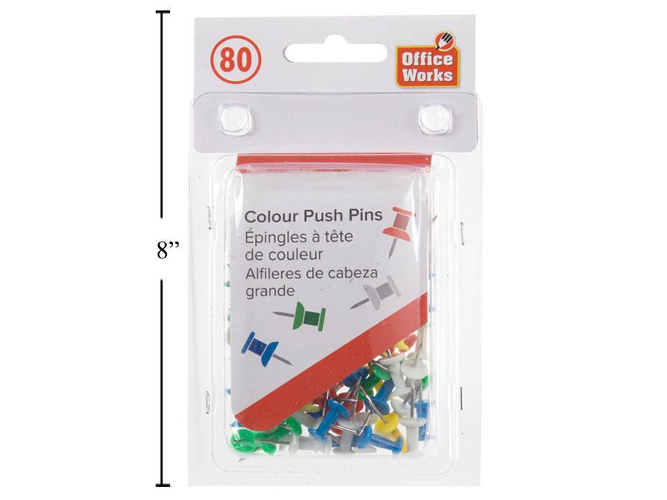 Push pins 80pk