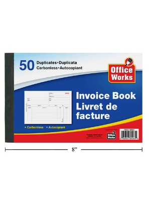 INVOICE BOOK 50 DUPLICATES 