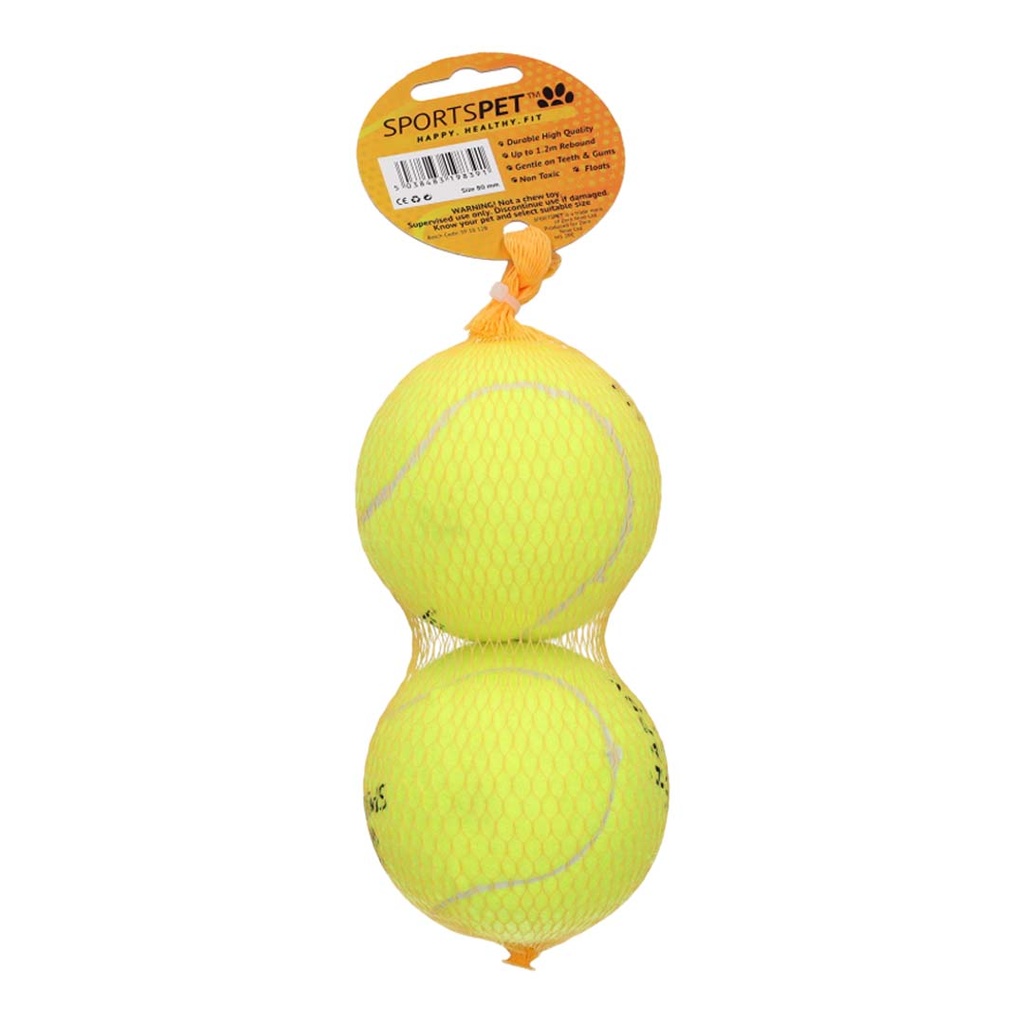 Pet tennis balls 2pk
