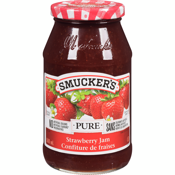 SMUCKER'S PURE STRAW. JAM 500ml