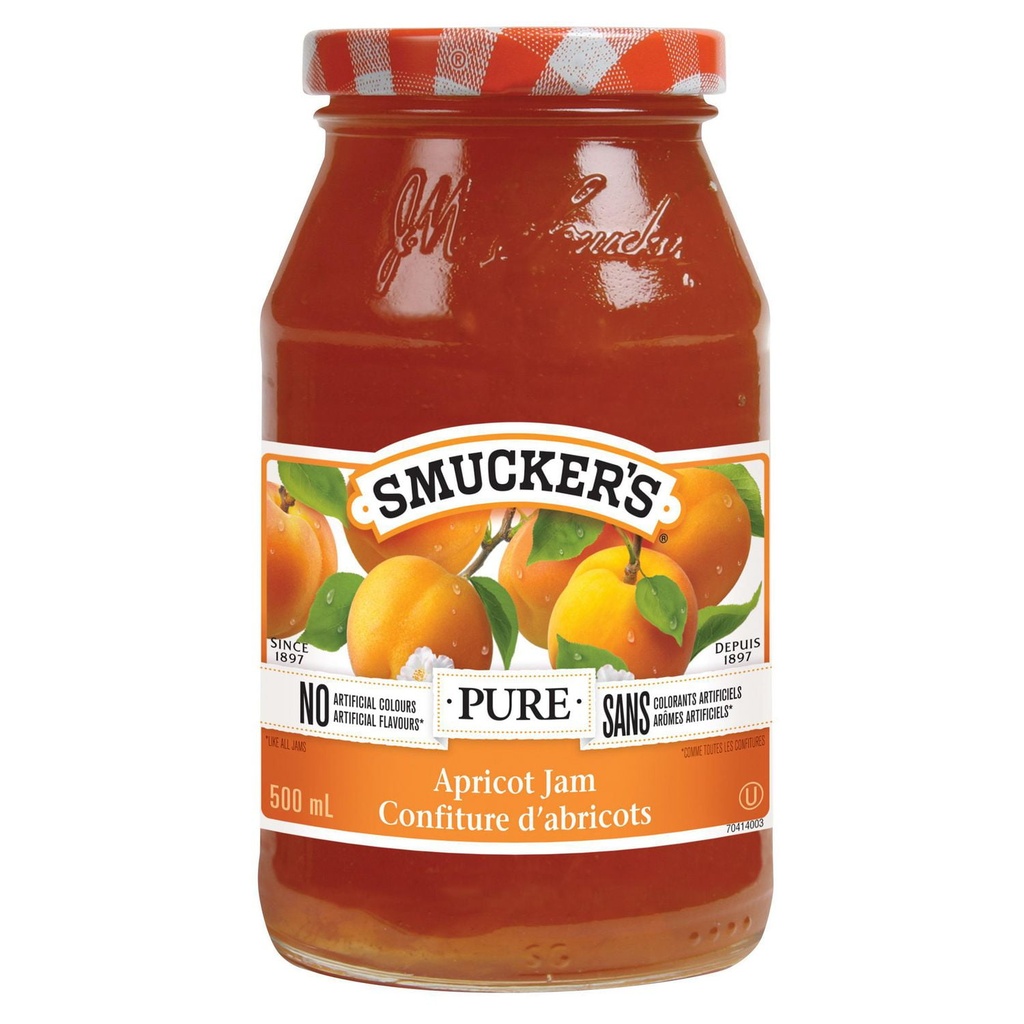 SMUCKER'S PURE APRICOT JAM 500ml