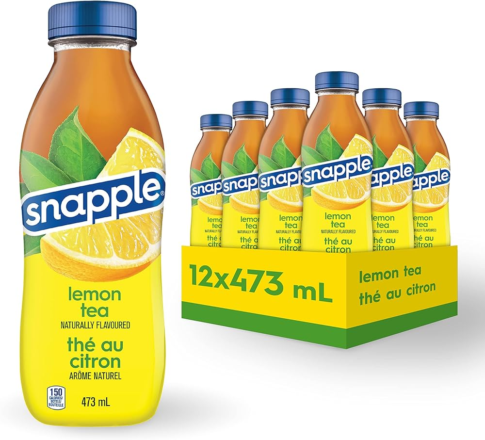 SNAPPLE LEMON ICED TEA 473ml/12ct