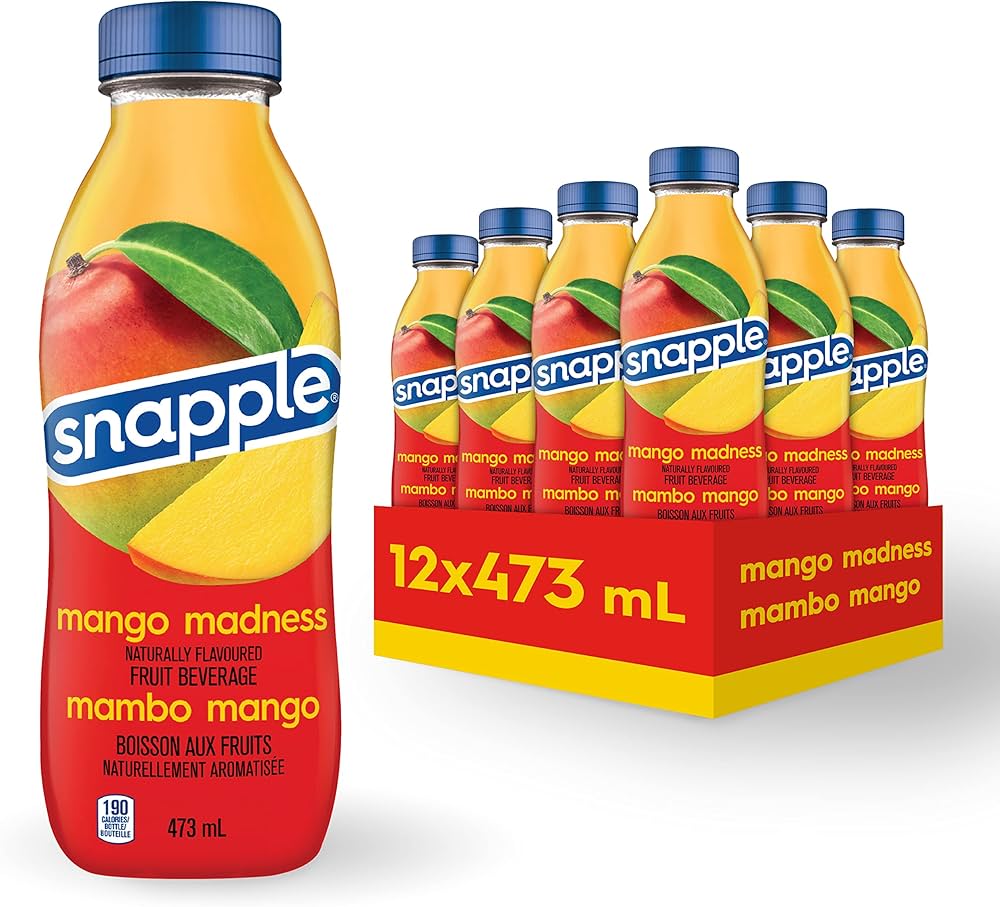 SNAPPLE MANGO MADNESS 473ML/12CT