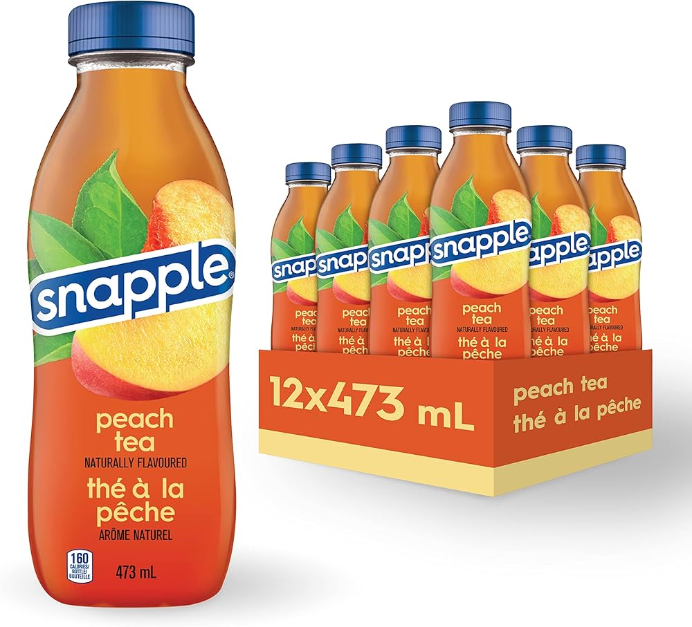 SNAPPLE PEACH TEA 473ml/12ct