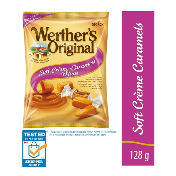 WERTHER'S SOFT CREAM CARAMEL 128G