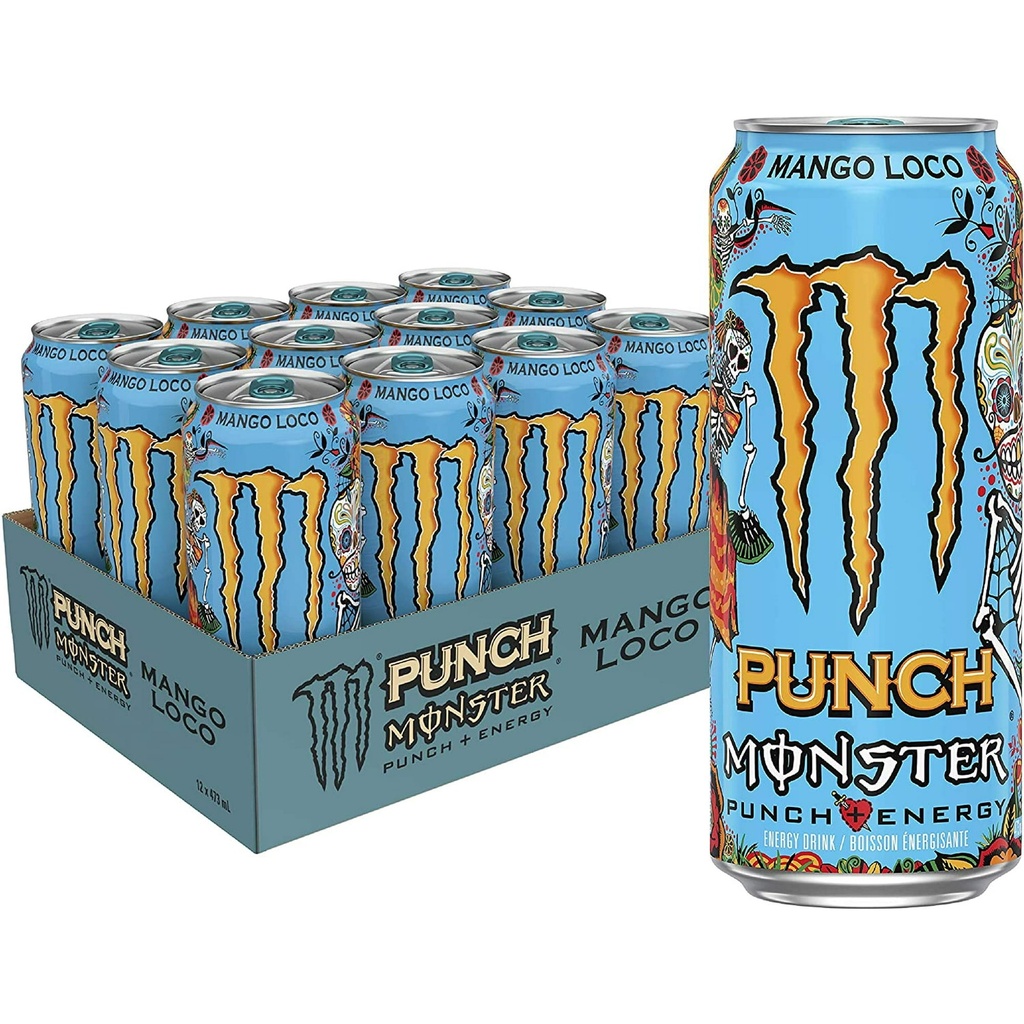 MONSTER MANGO LOCO 473ML/ 12CT    