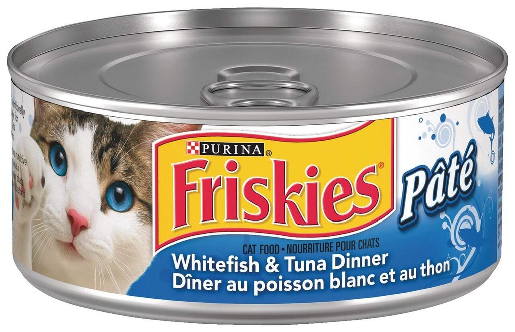 FRISKIES PATE WHITEFISH & TUNA 156MG 