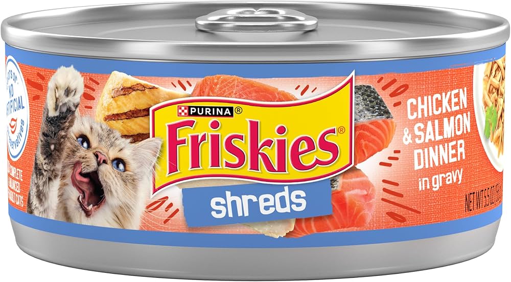 FRIESKIES SHRD. CHICKEN & SALMON 156G 