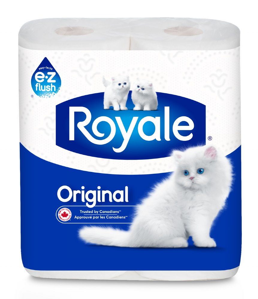 ROYALE BATHROOM TISSUE / 2PLY 4ROLLS
