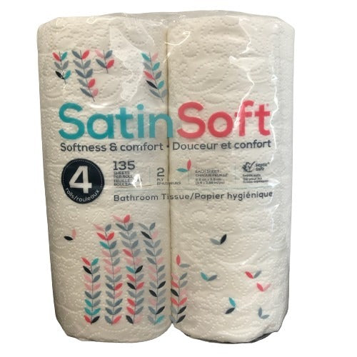 SATIN SOFT TOILET PAPER / 4PK