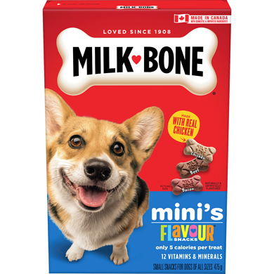 MILK BONE FLAVOUR SNACKS MINI 475G
