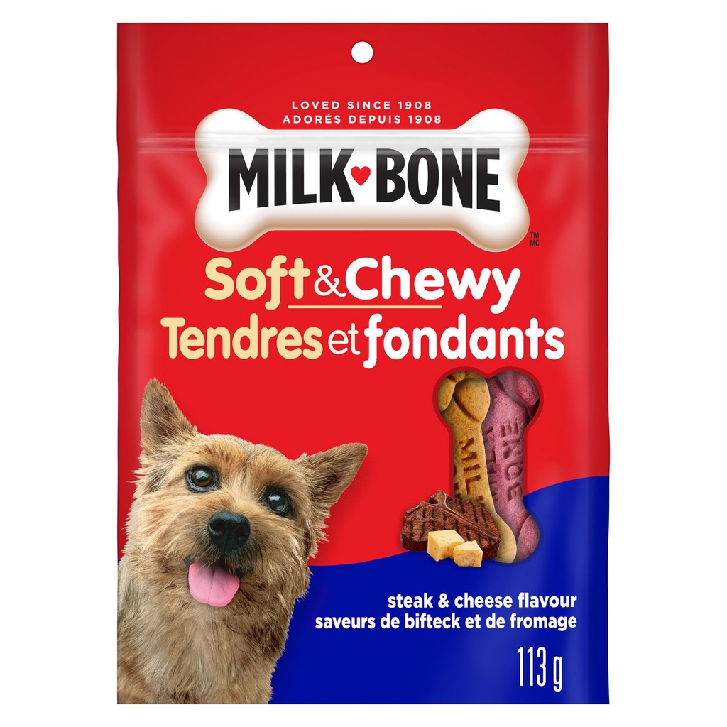 MILK BONE STEAK & CHEESE 113G 