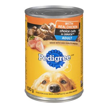 PEDIGREE DOG FOOD W/ CHICKEN 630G