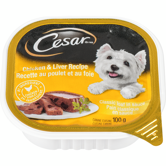 CESAR CHICKEN & LIVER 100G 
