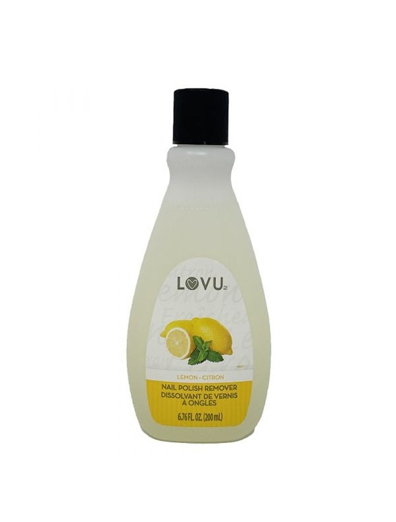 LOVU NAIL POLISH REMOVER LEMON 200ML 