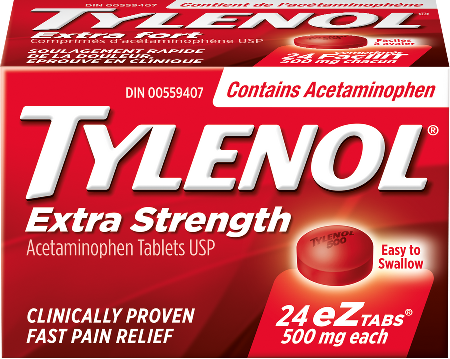 TYLENOL EX ST ACETAMINOPHEN 500mg 24ct