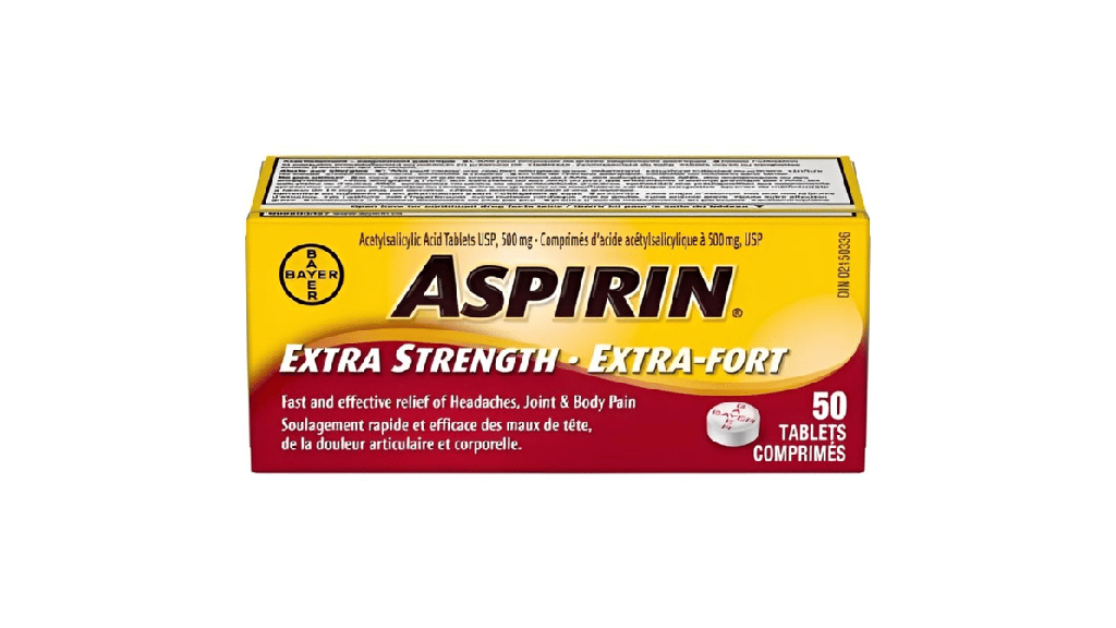 ASPIRIN EXT STRENGTH 500MG/ 50CT