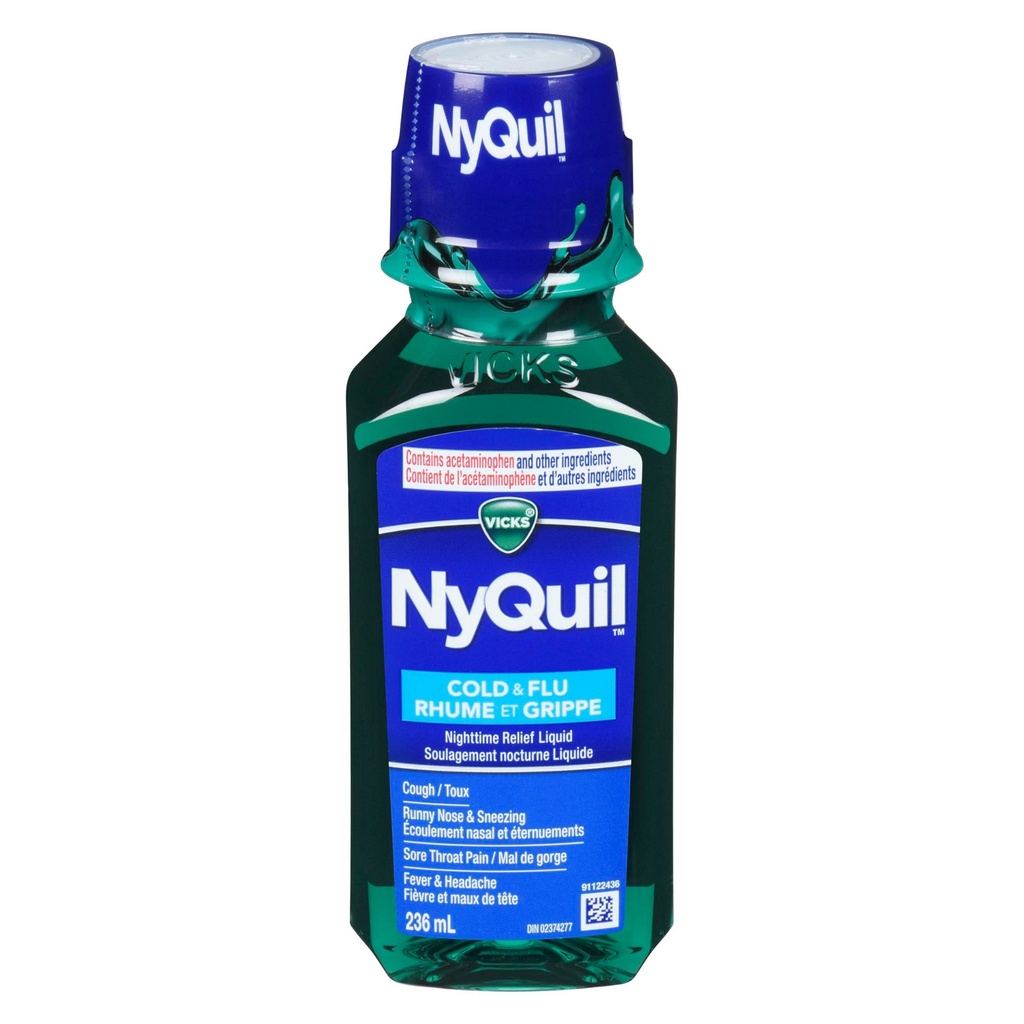 VICKS NYQUIL COLD & FLUE ORIGINAL/ 236ML