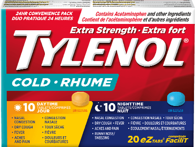 TYLENOL EXT- STRENGTH COLD  DAY & NIGHT TABLETS T