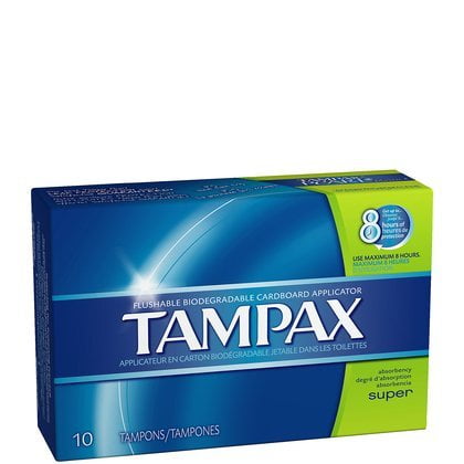 TAMPAX SUPER 10CT