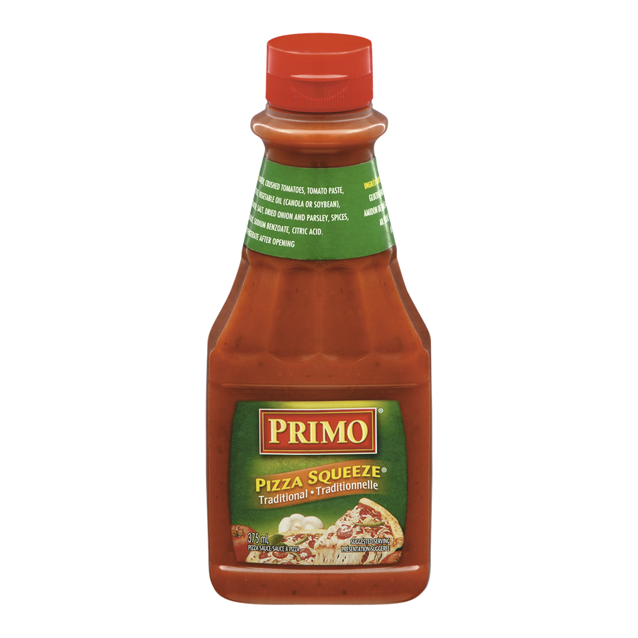 PRIMO PIZZA SAUCE SQUEEZE 375ml