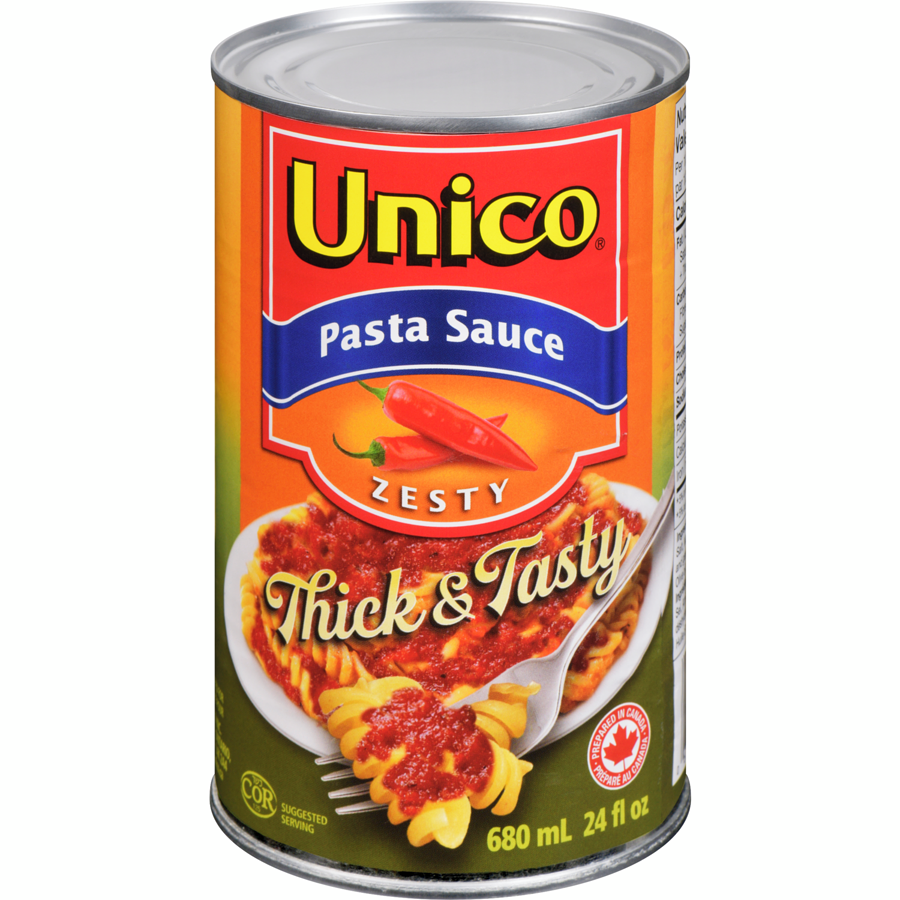 UNICO PASTA SAUCE ZESTY 680ML