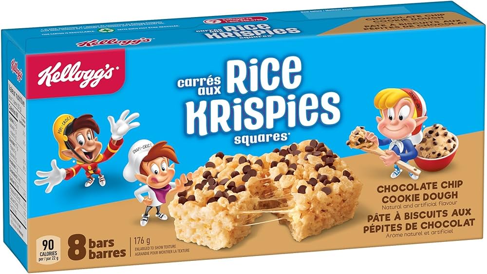 KELLOGG'S RICE KRISPY SQUARESCHOCOLATE 176G / 8ct