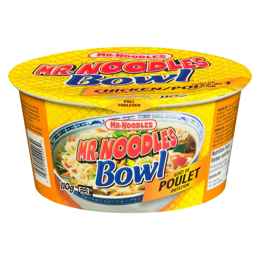 MR NOODLE BIG BOWL CHICKEN 12ct 110g