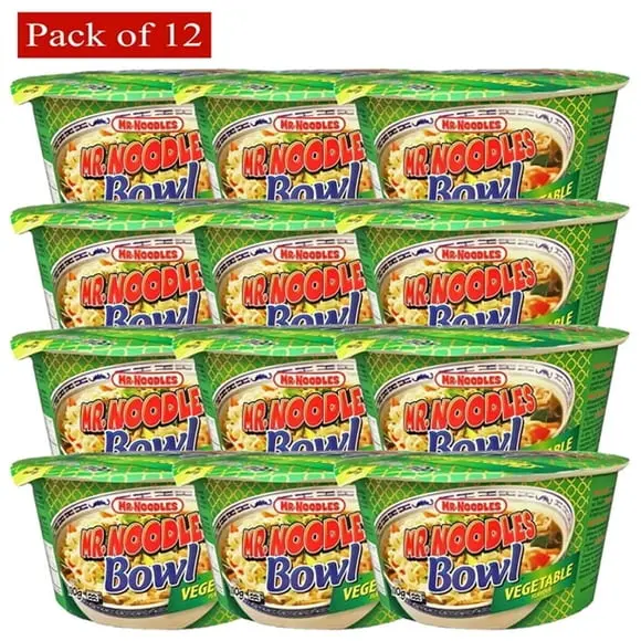 MR NOODLES BIG BOWL VEGETABLES (110G-12CT)