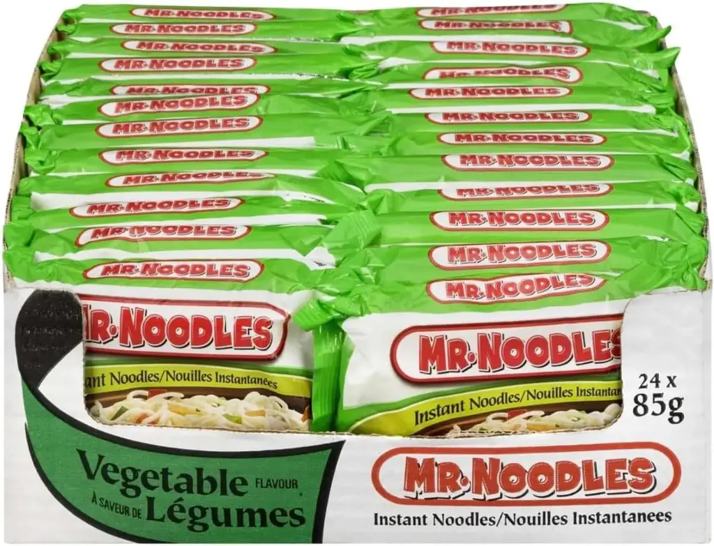 MR NOODLES VEGETABLES SOUP (85G-24PK)
