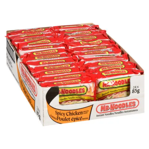 MR NOODLES SPICY CHICKEN SOUP (85G-24PK)