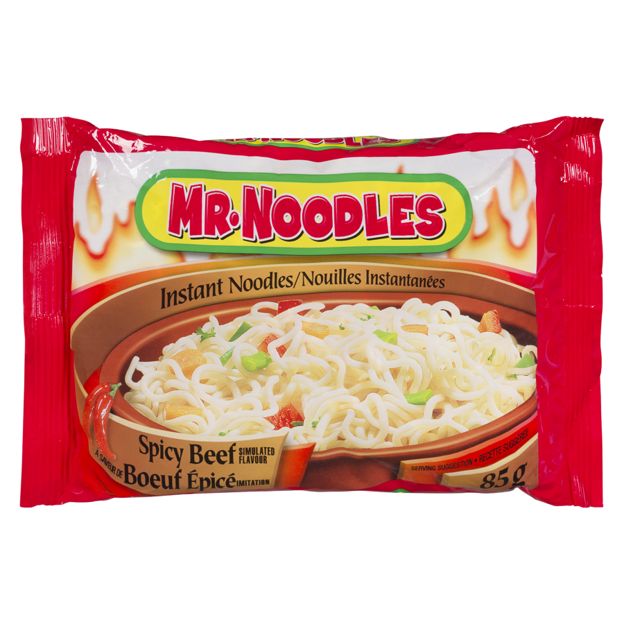 MR NOODLE SPICY BEEF 24CT/85g