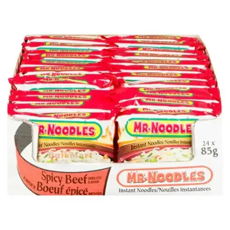 MR NOODLES SPICY BEEF SOUP (85G-24PK)