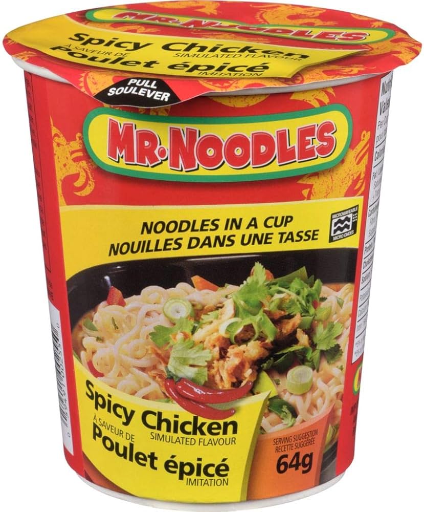 MR NOODLE SPICY CHICKEN 12X64g