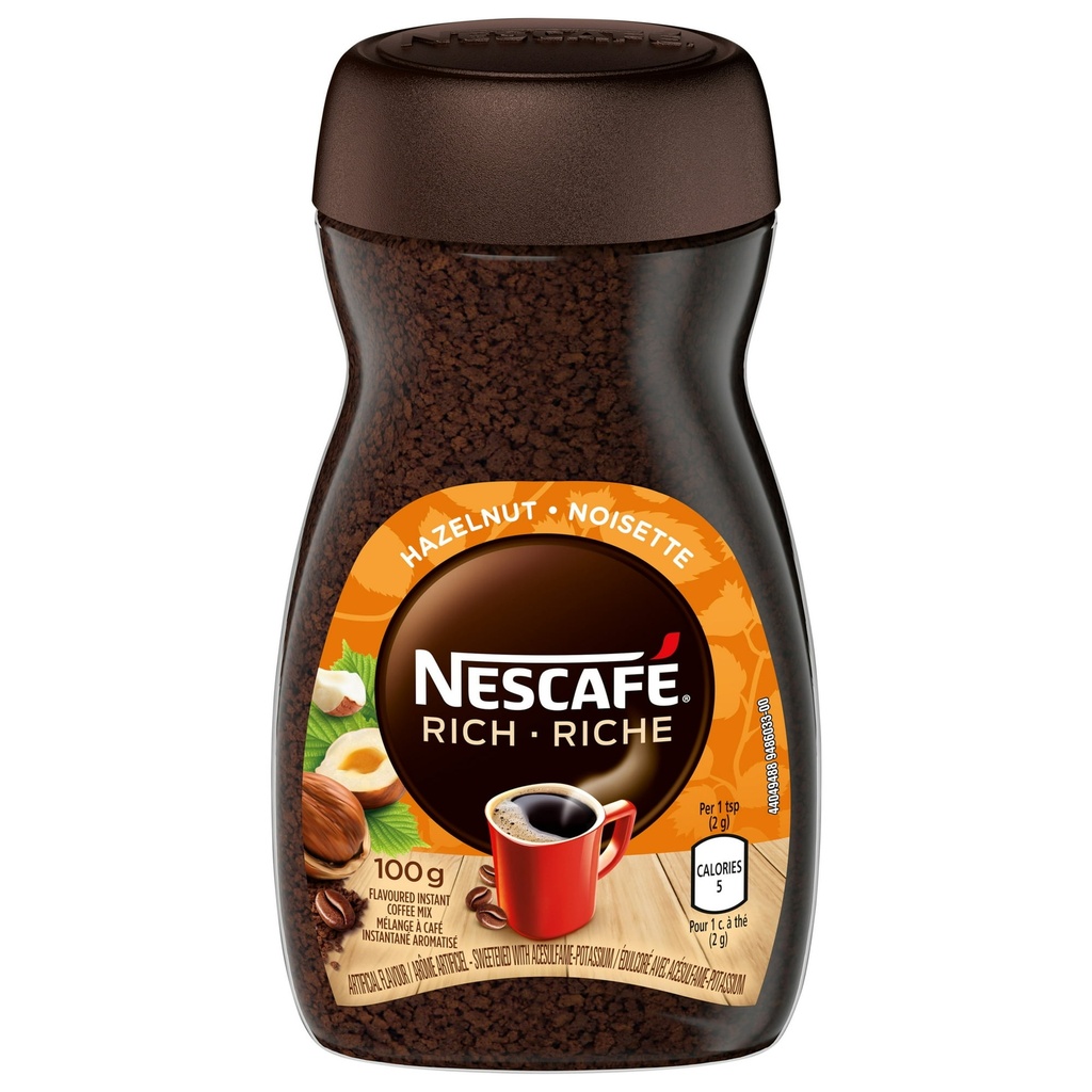 NESCAFE RICH HAZELNUT COFFEE 100g
