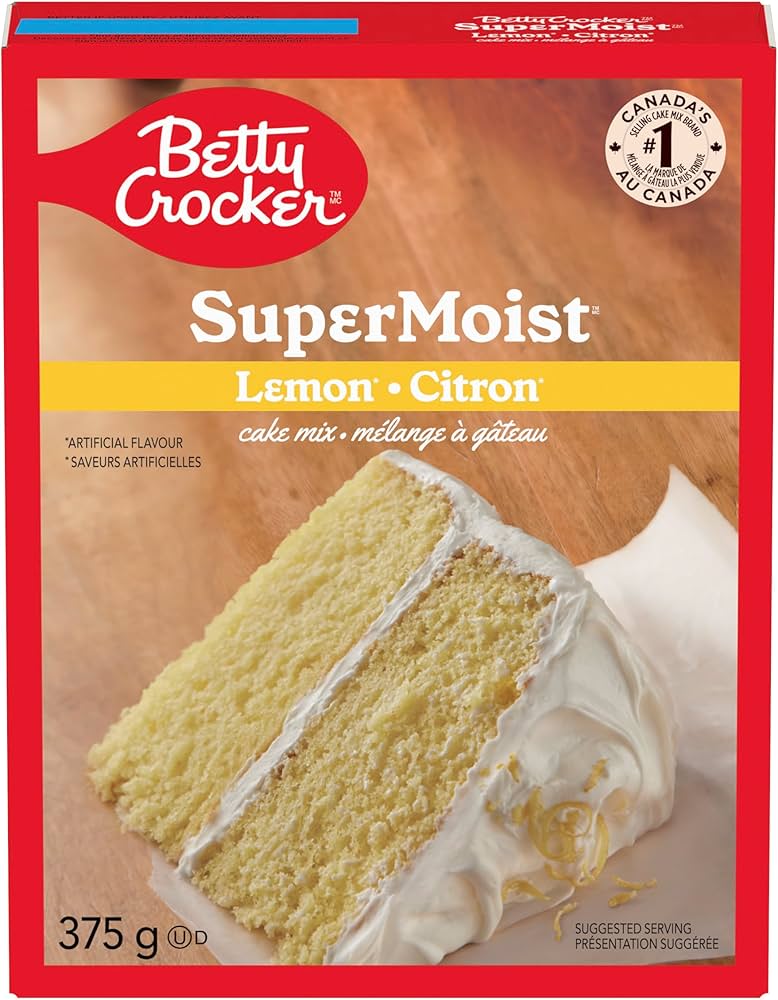 BETTY CROCKER SUPER MOIST LEMON 375G