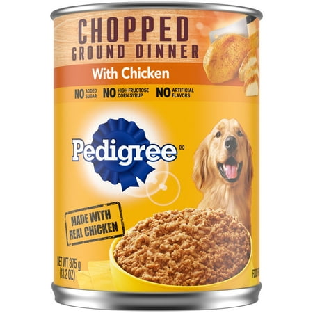 PEDIGREE CHOPPED CHICKEN 375G