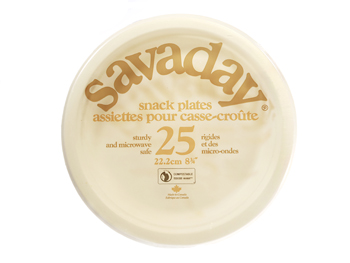 SAVADAY SNACK PLT. 25CT 8 3/4"