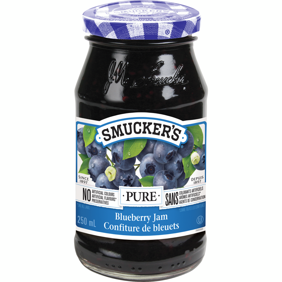 SMUCKER'S BLUEBERRY JAM 250ML