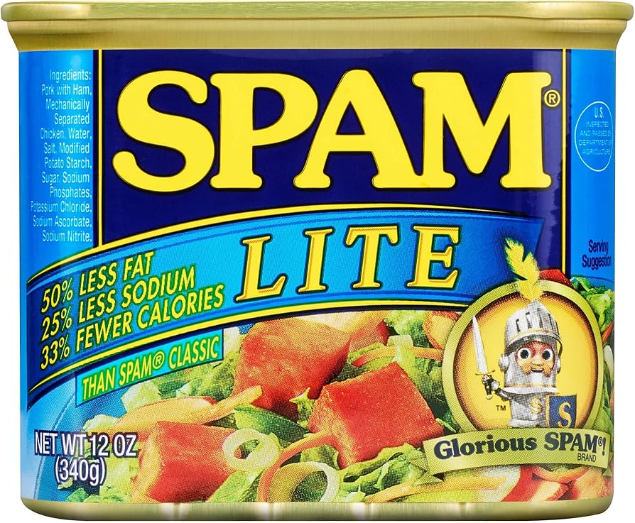 SPAM LUNCHEON MEAT LITE 340G