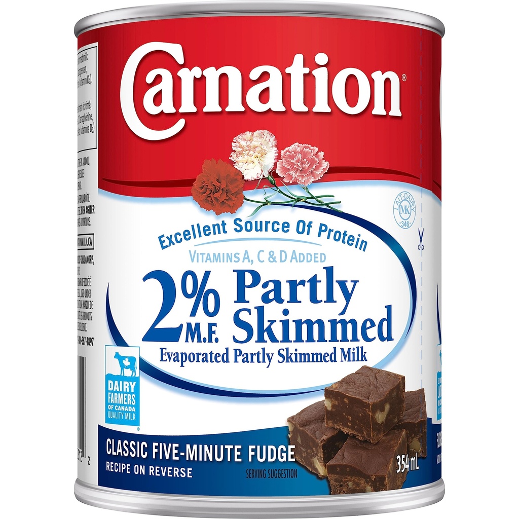 CARNATION 2% EVAP MILK 354ML