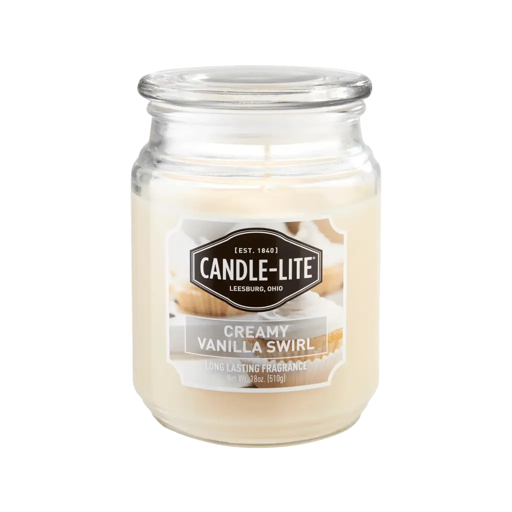 CANDLE IN JAR FRENCH VANILLA 15OZ